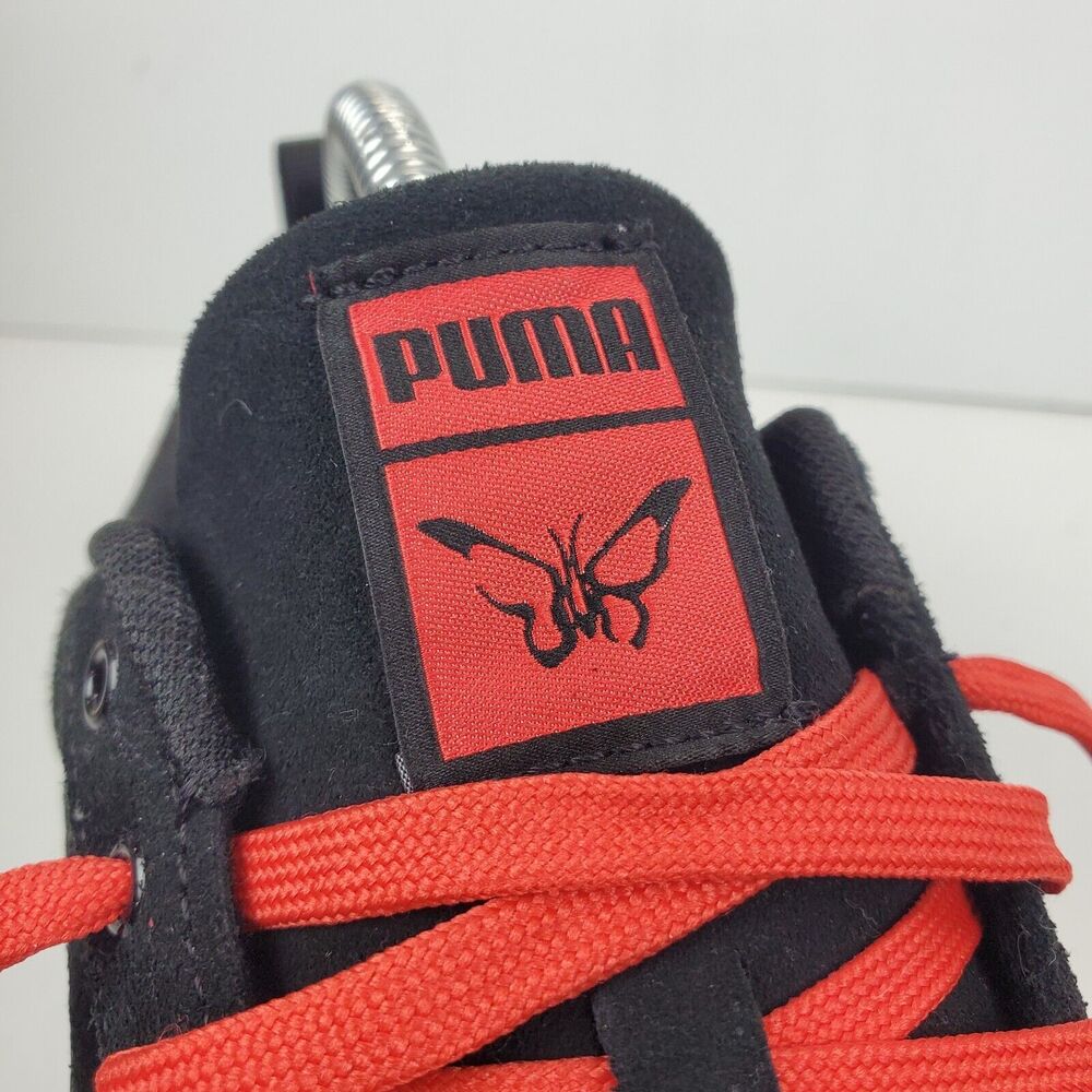 PUMA Shoes Mayze DUA LIPA Womens Size 10 Black Suede Platform Sneaker 2022 - Picture 9 of 13